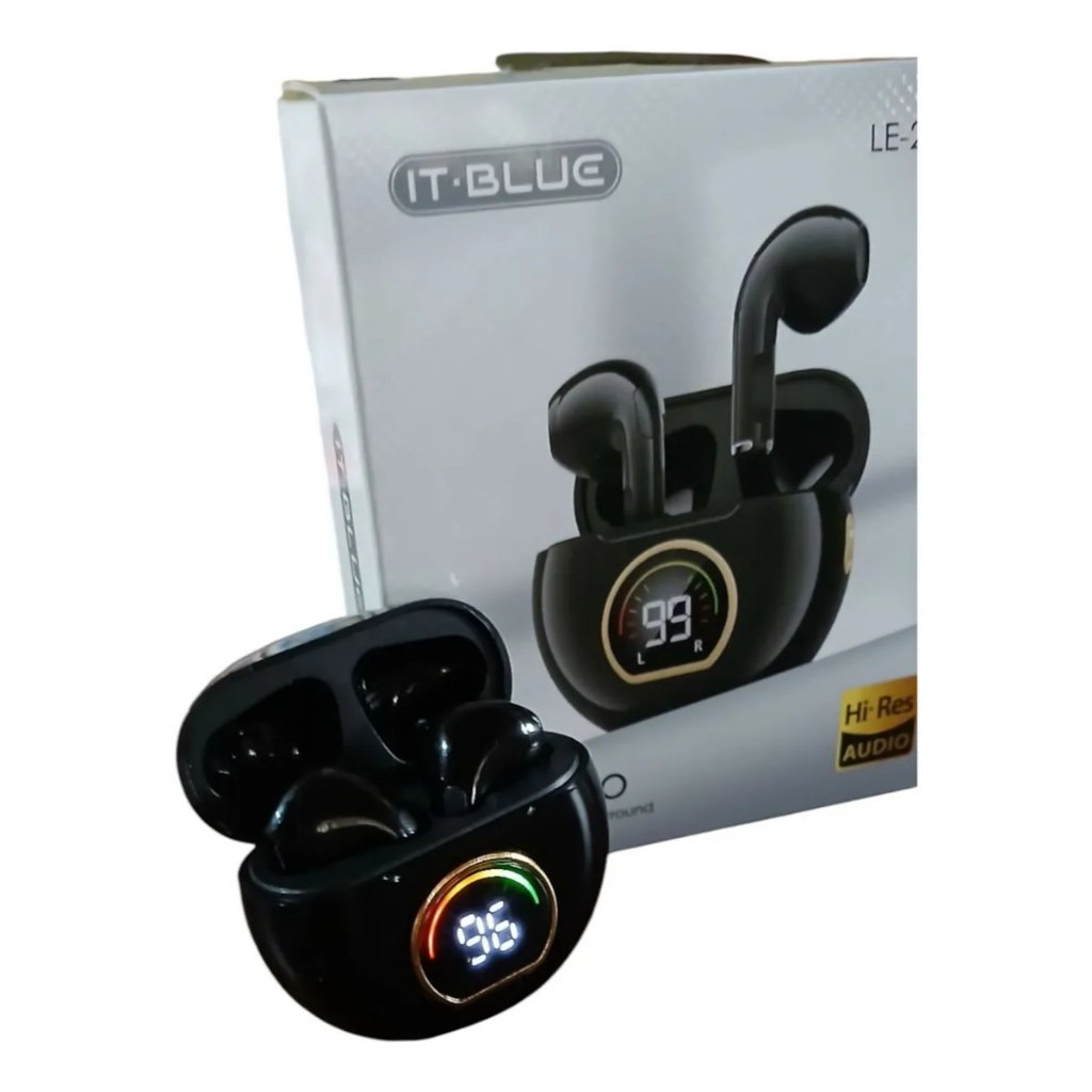 Fone bluetooth IT-BLUE LE-2449
Com marcador digital