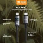 Cabo Kaidi KD-101CL TIPOC/IOS - Imagem 3