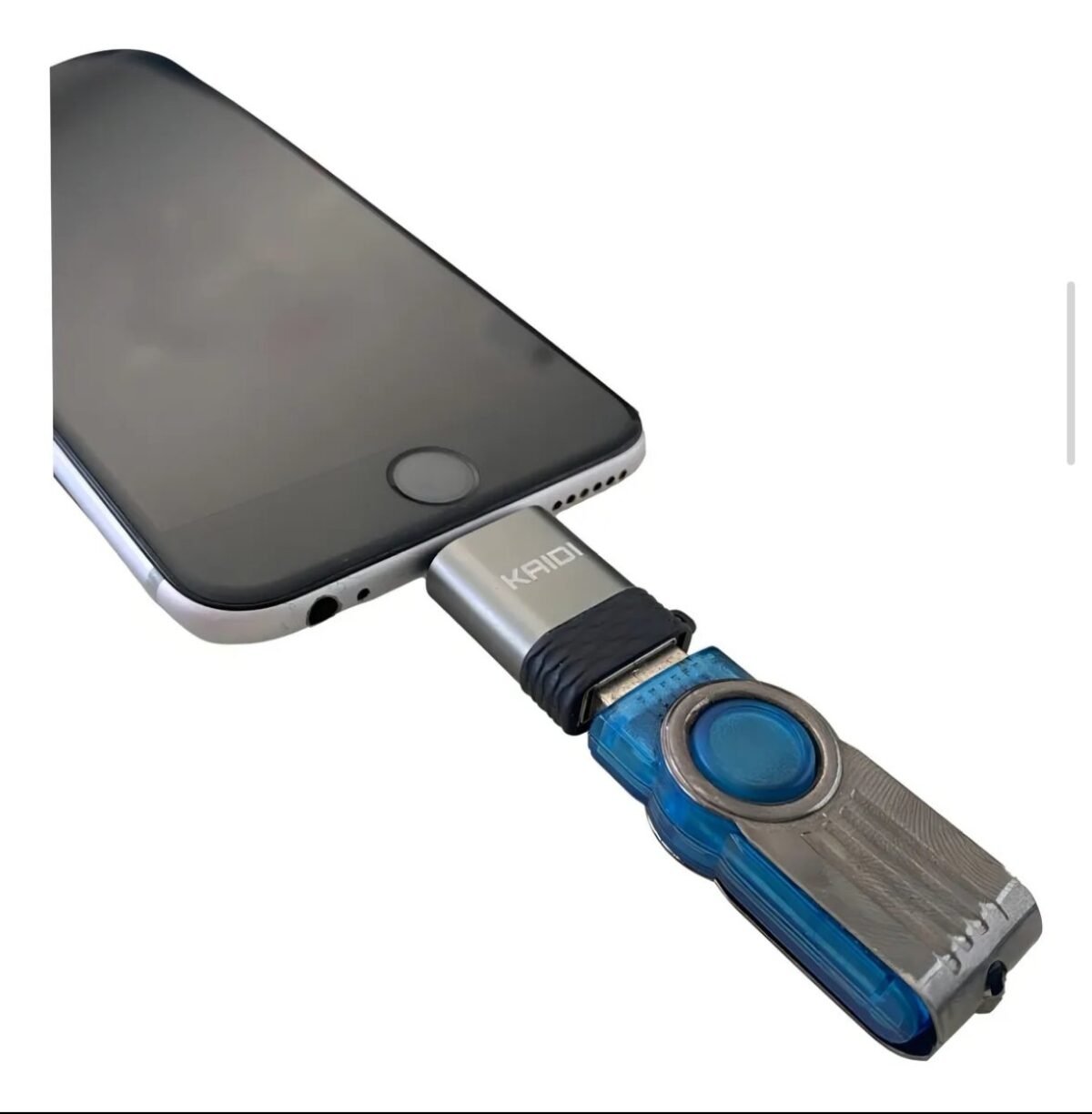 adaptador Kaidi OTG para iPhone/Ios - Imagem 3