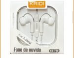 fone Kaidi P2 com borrachinha KD-728