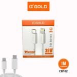 Cabo A'Gold CB102 30W tipoC para iPhone