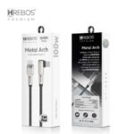 Cabo H'REBOS de metal 
tipoC para tipoC CB-378C