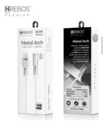 Cabo H'REBOS Metal CB-378i 
tipoC para iPhone