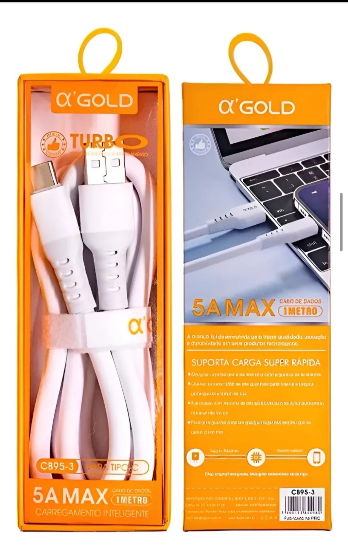 Cabo A'Gold 5A CB95-3 tipoC - Imagem 2