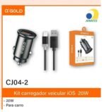 carregador veicular A'Gold CJ04-2