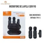 microfone de Lapela MK08 TIPOC - Imagem 2