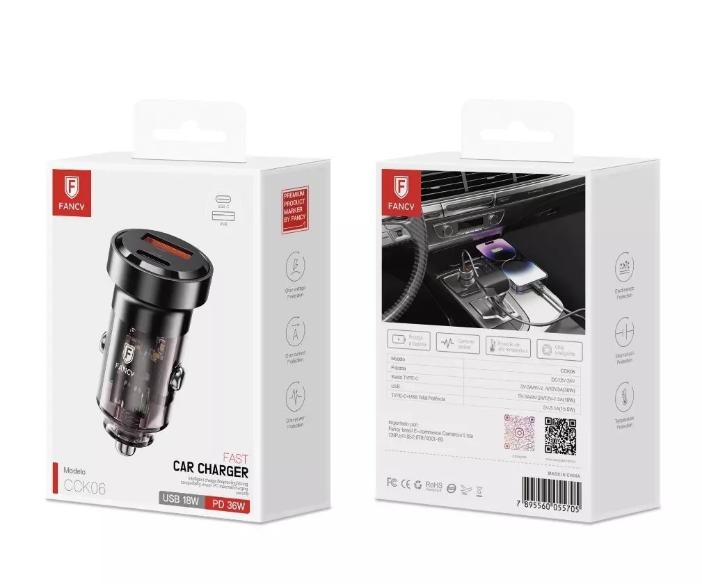 fonte veicular FANCY CCK06 36W