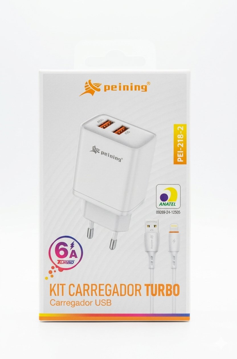 carregador PEINING PEI-218-2 6A