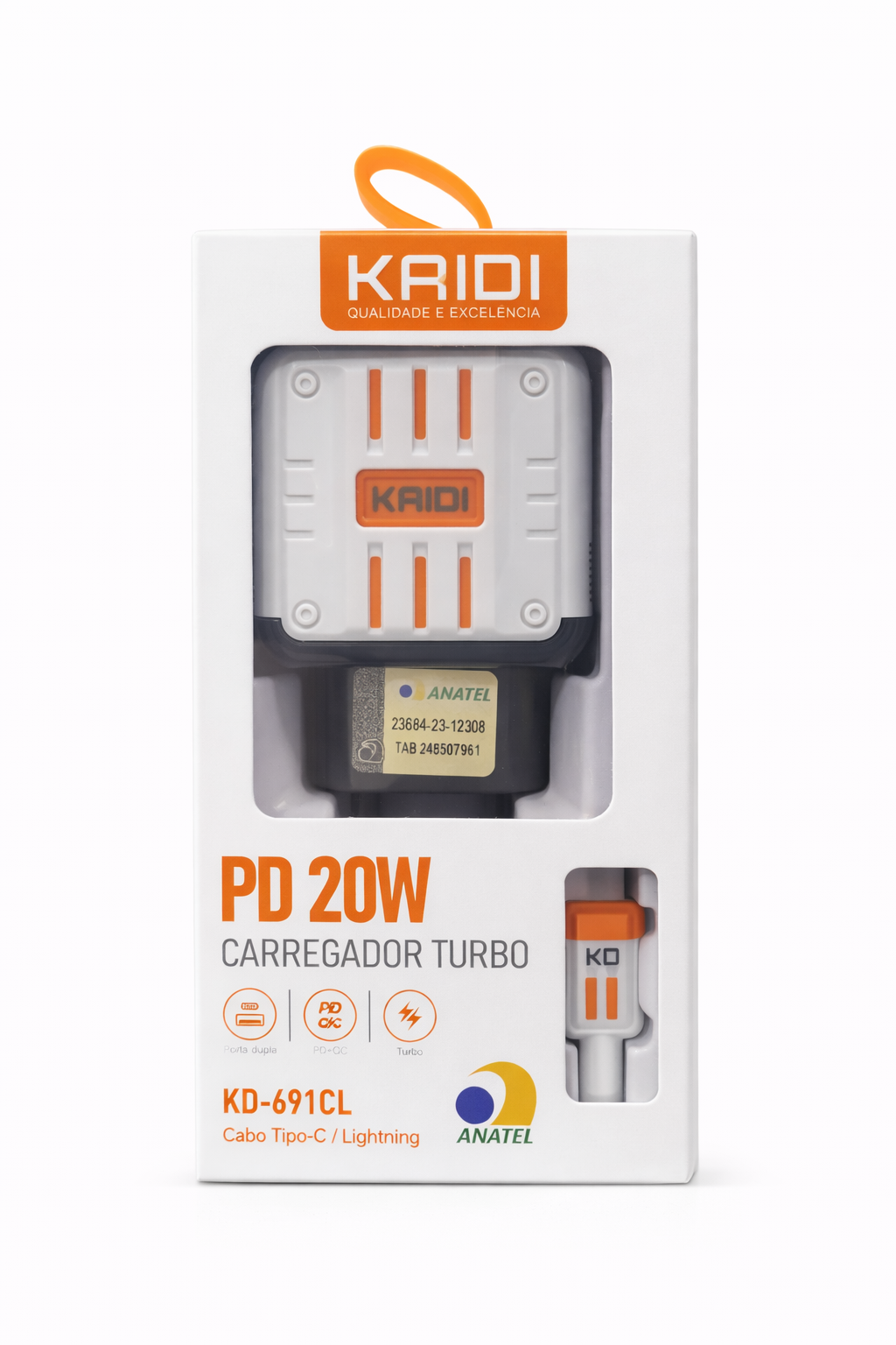 Carregador Kaidi KD-691CL