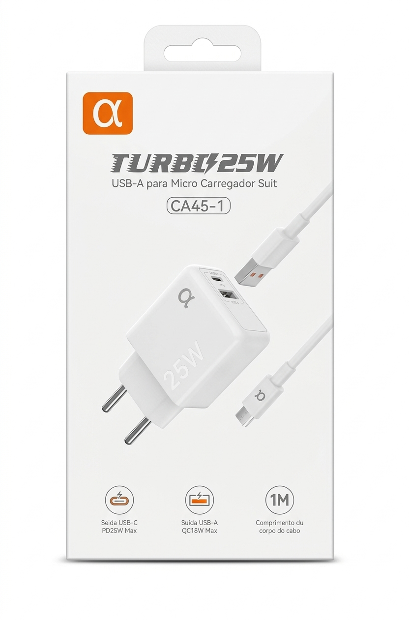 Carregador A'Gold TipoC