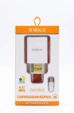 Carregador A'Gold CA28-3 TipoC