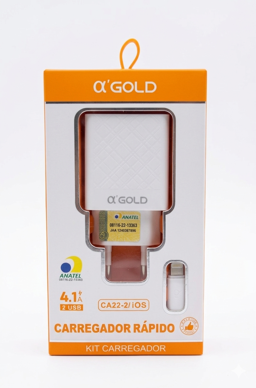 Carregador A'Gold iPhone CA22-2