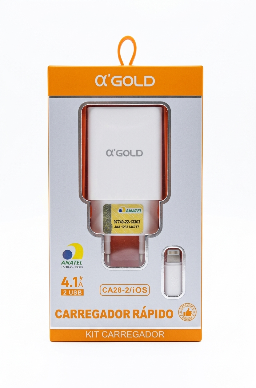 Carregador A'Gold iPhone CA28-2 4.1