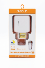 Carregador A'Gold 5.1 CA23-2 iPhone