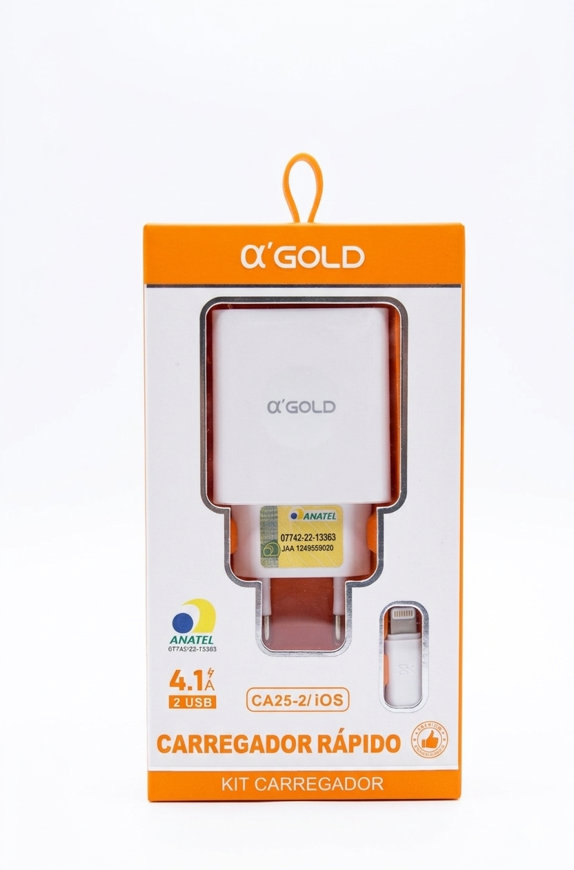 Carregador A'Gold CA24-2 iPhone
