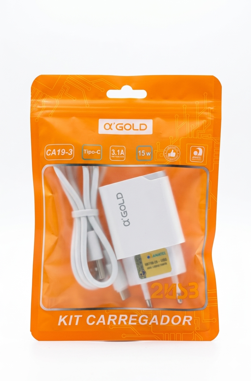 Carregador A'Gold saquinho tipoC