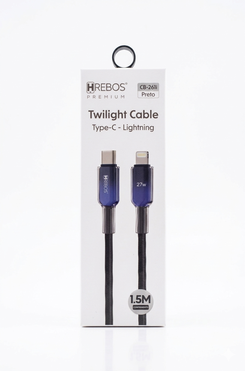 Cabo H'REBOS tipoC para LIGHTINIG 1.5M CB-261i