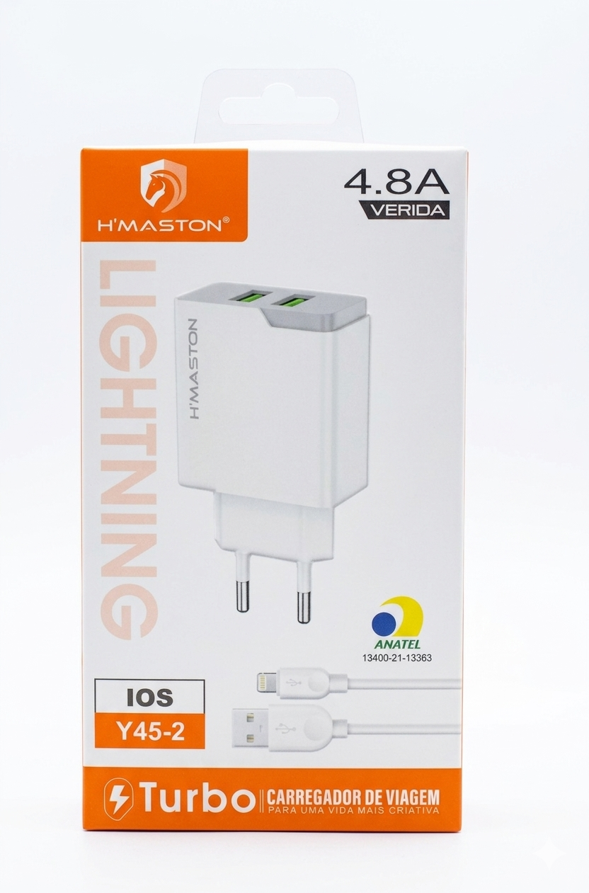 Carregador H'MASTON Y45-2 iPhone