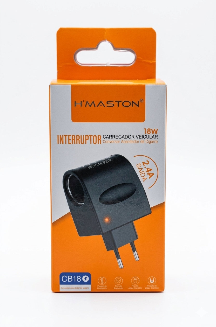 interruptor H'MASTON para fonte veicular para carro CB18