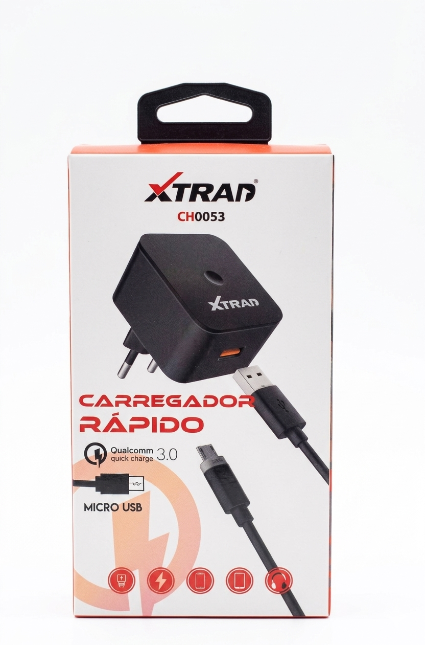 Carregador Xtrad V8/Micro CH0053