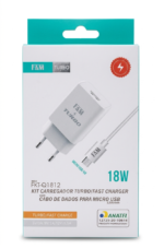Carregador FAM V8/Micro FKT-Q1812