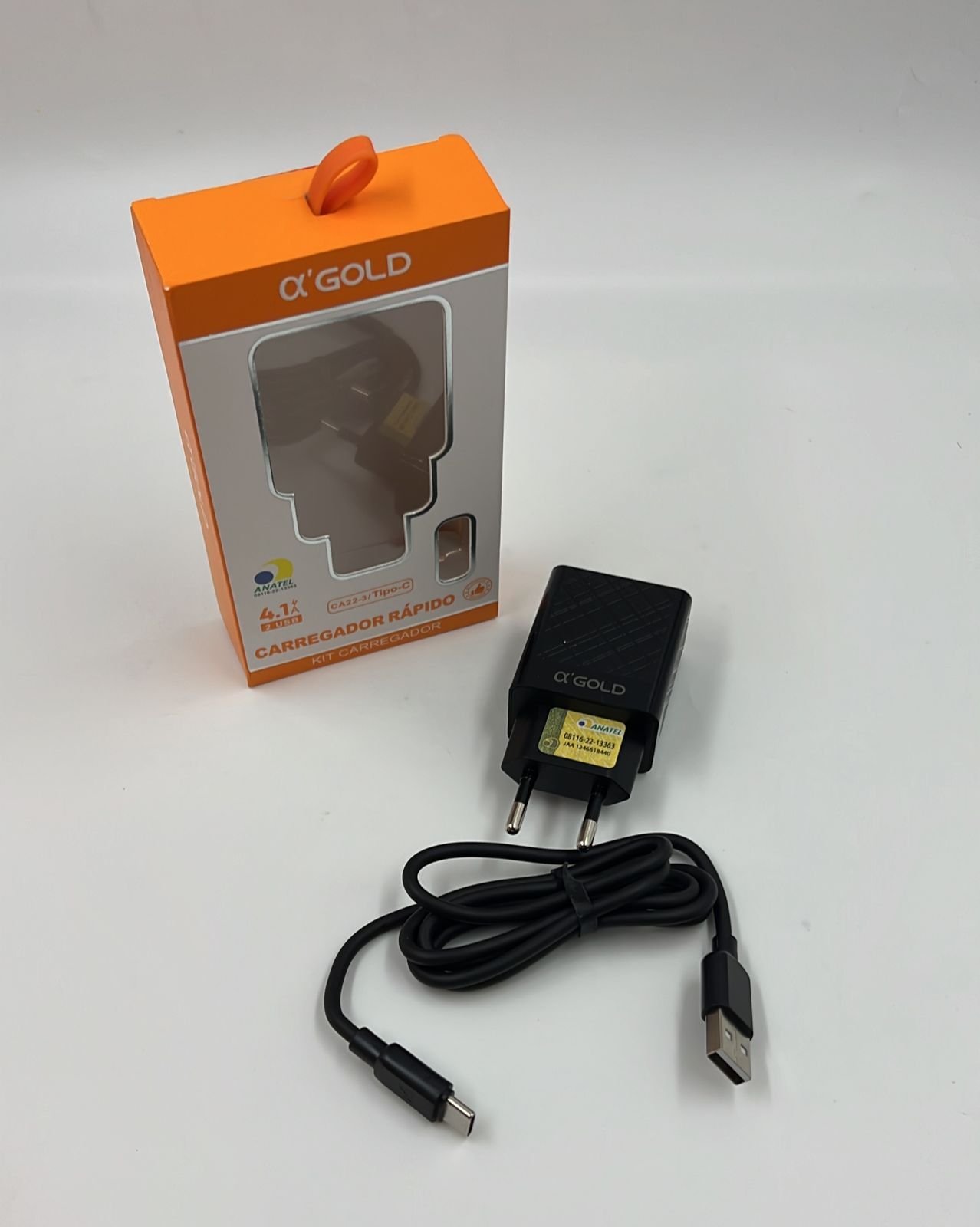 Carregador A'Gold CA22-3 tipoC 4.1