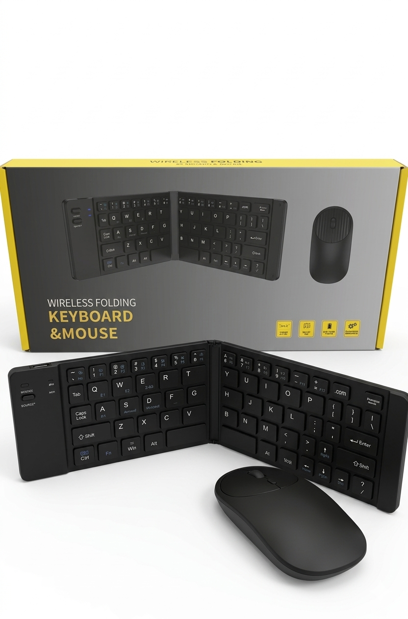 Teclado Wireless Folding+Mouse
