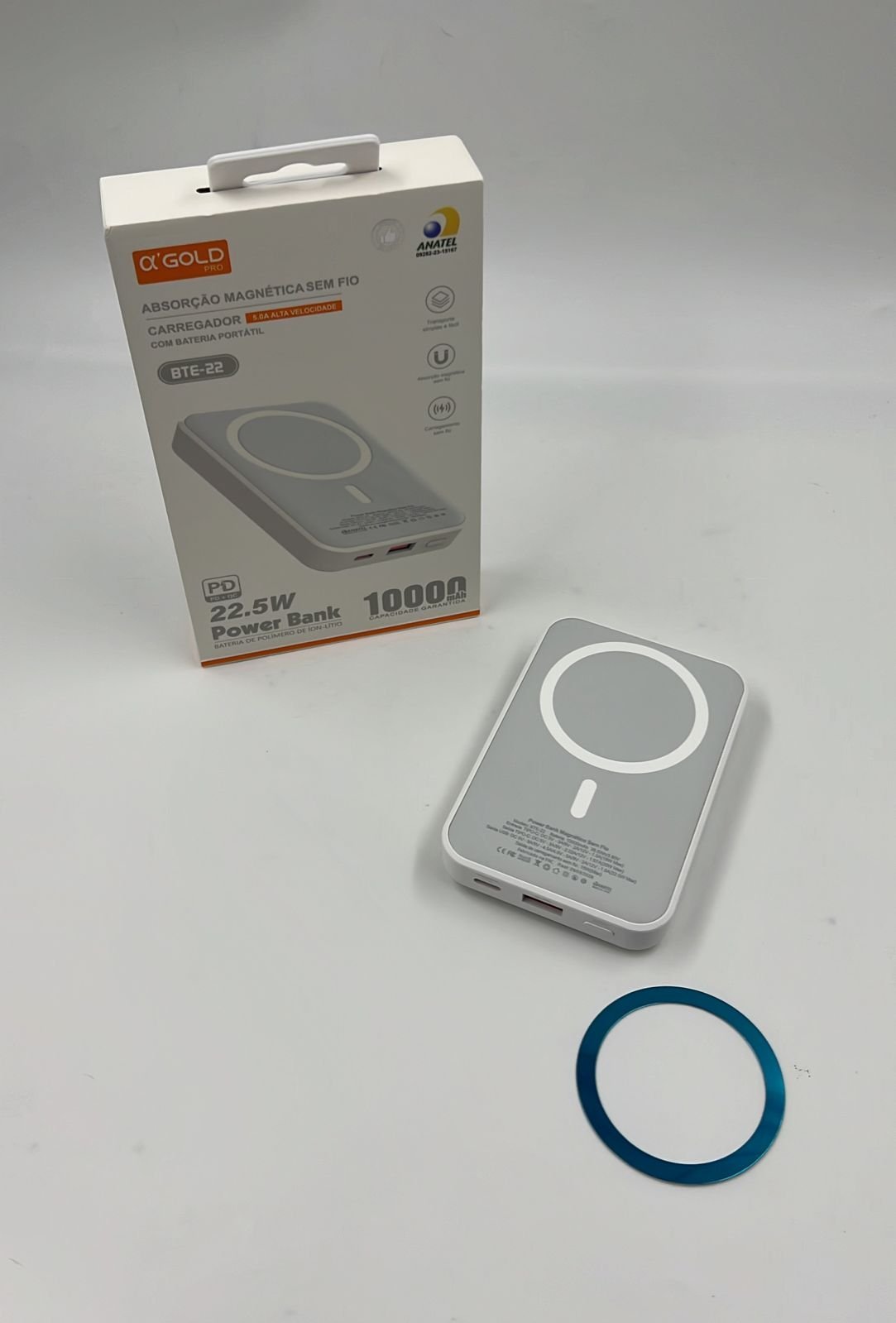 Carregador portátil/Power bank A'Gold BTE-22