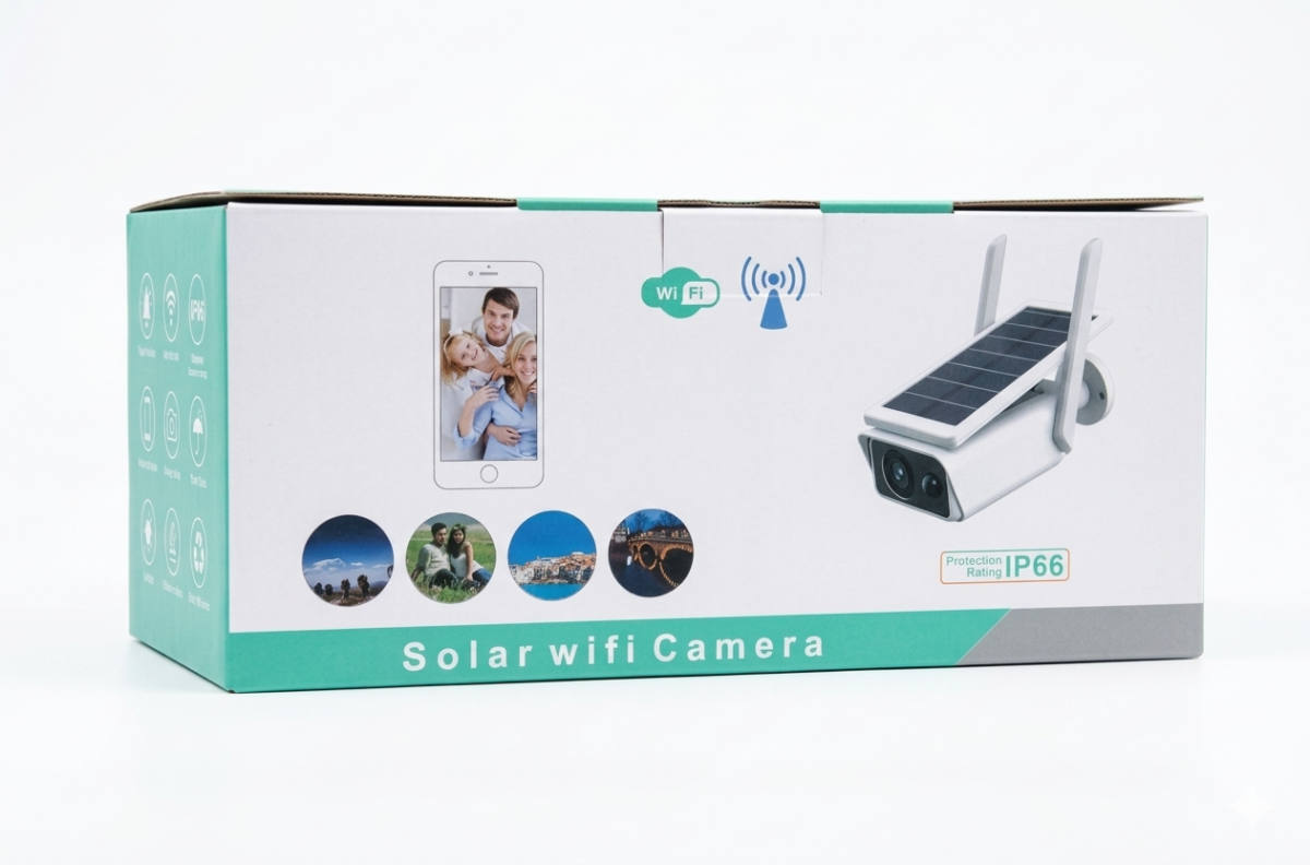 Câmera de segurança solar ABQ-Q1 - Imagem 2