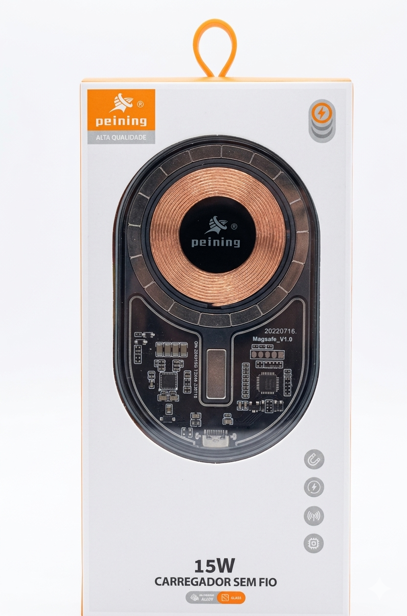 Suporte veicular Peining com Carregador por indução WU-H575