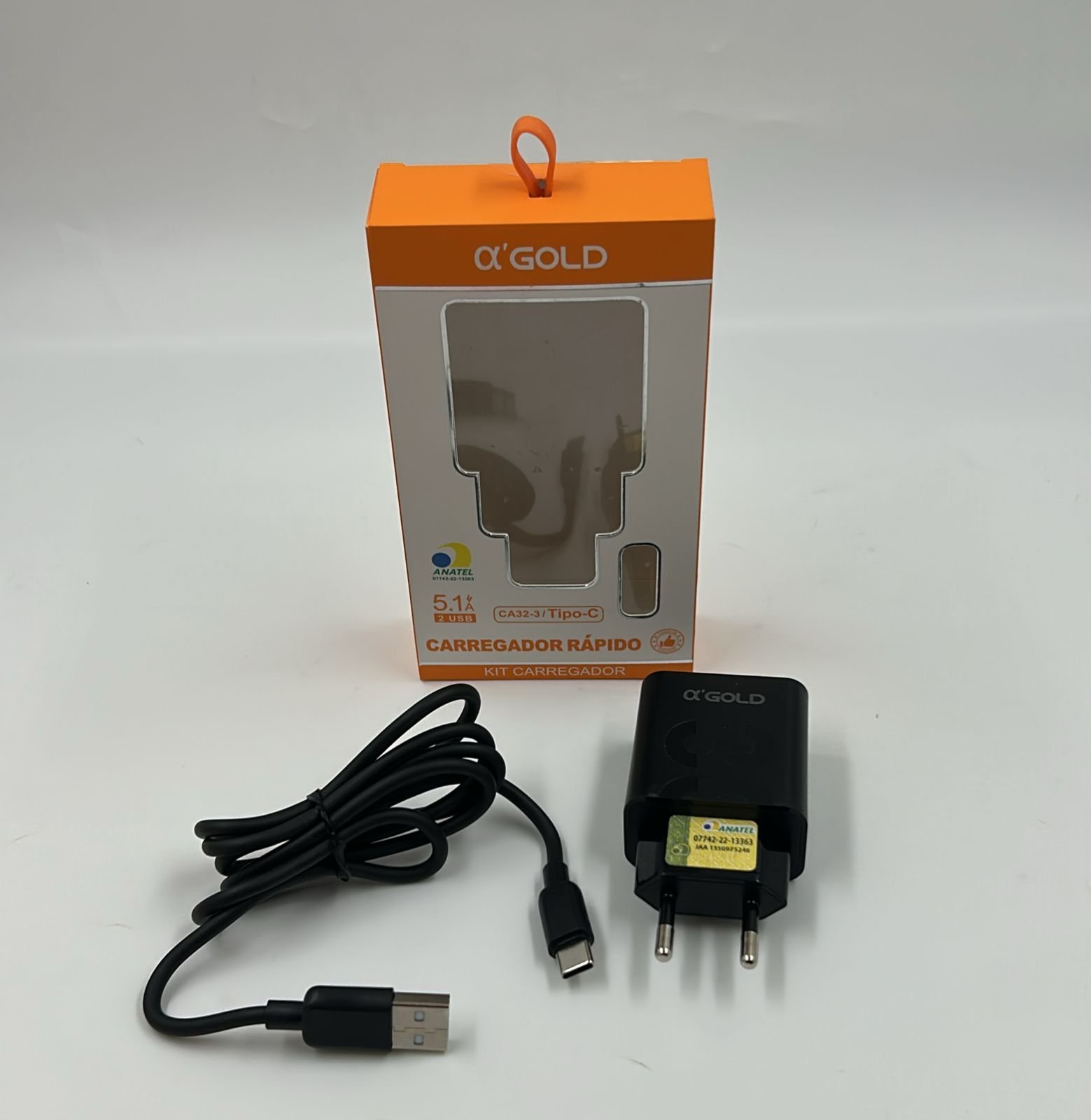 Carregador A'Gold tipoC CA32-3