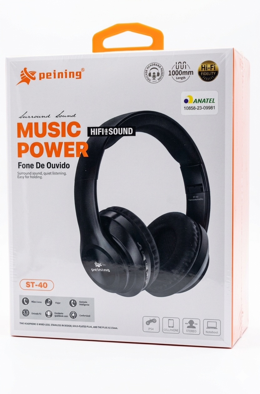 Fone bluetooth PEINING ST-40