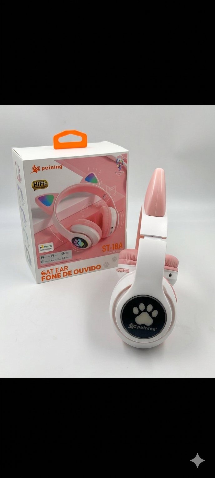 Fone bluetooth PEINING infantil ST-18A