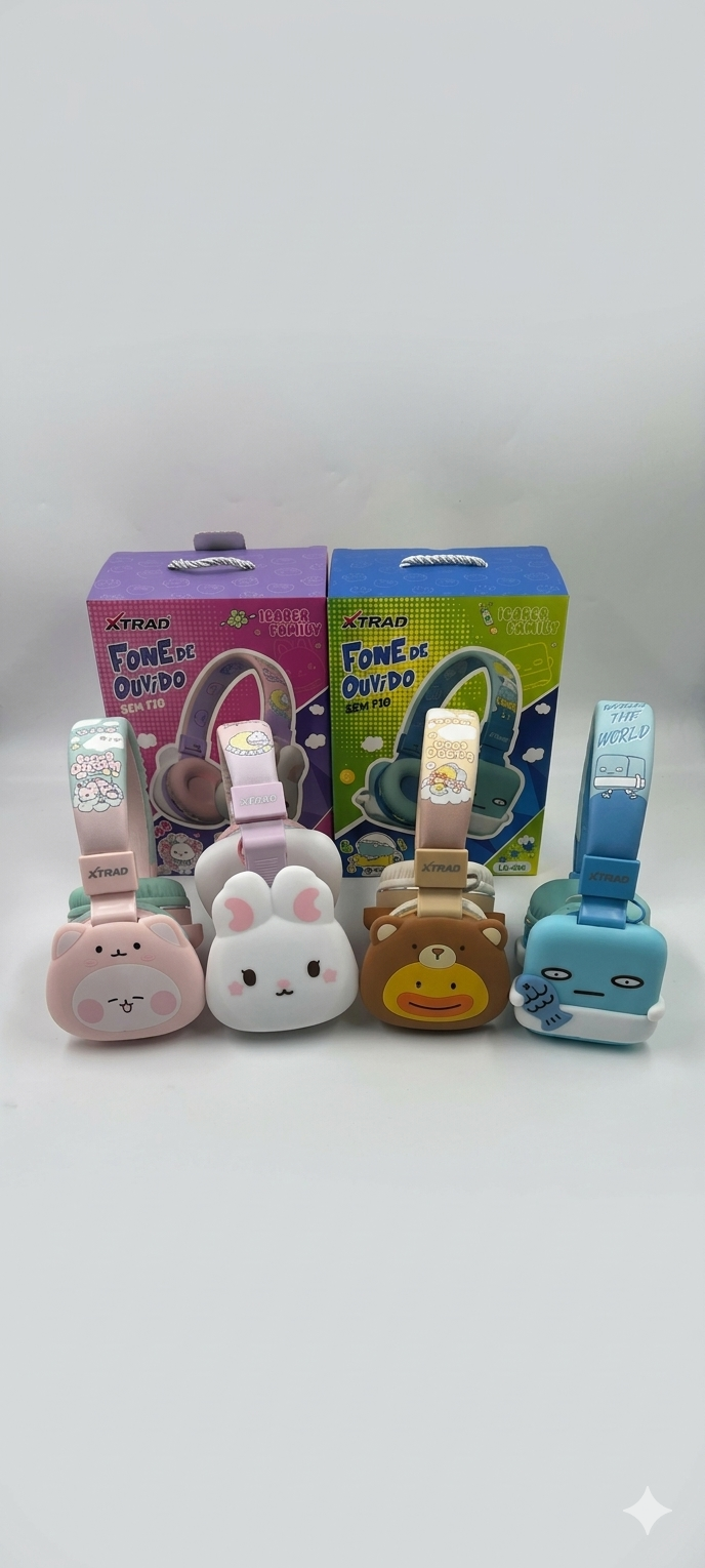 Fone bluetooth infantil LC-896