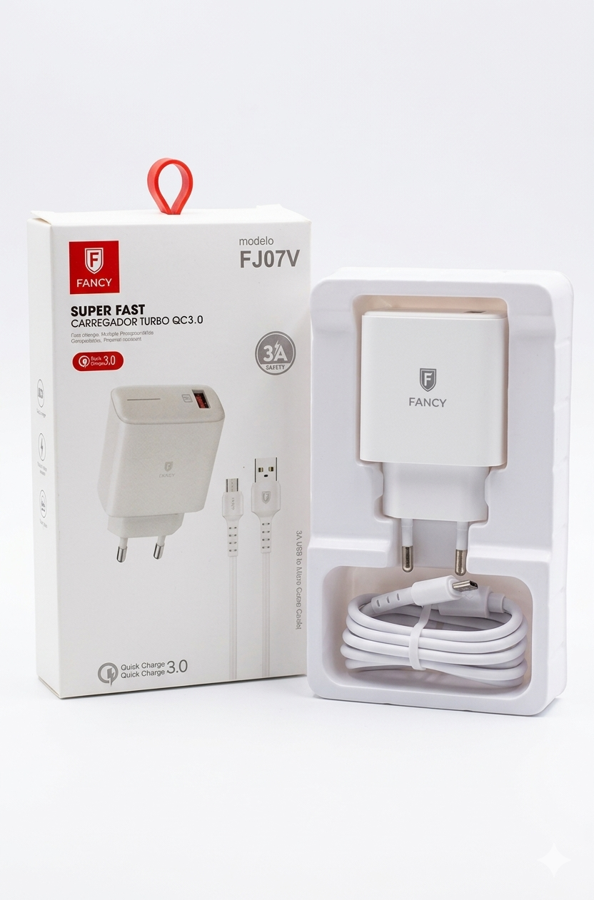 Carregador FANCY FJ07V V8/Micro