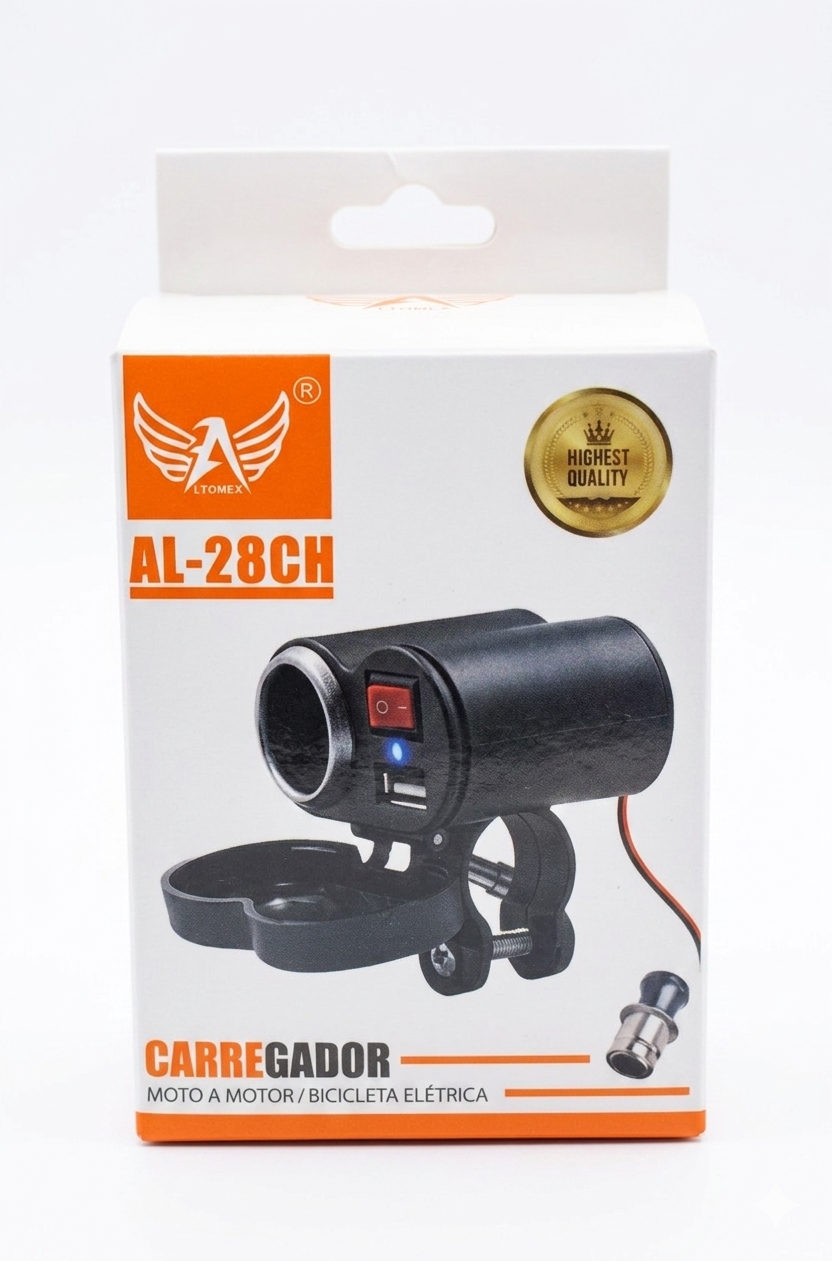 Carregador para moto AL-28CH