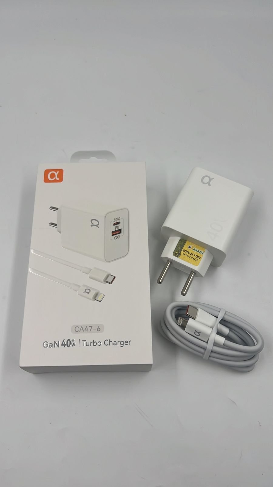 Carregador A'Gold tipoC para LIGHTINIG CA47-6