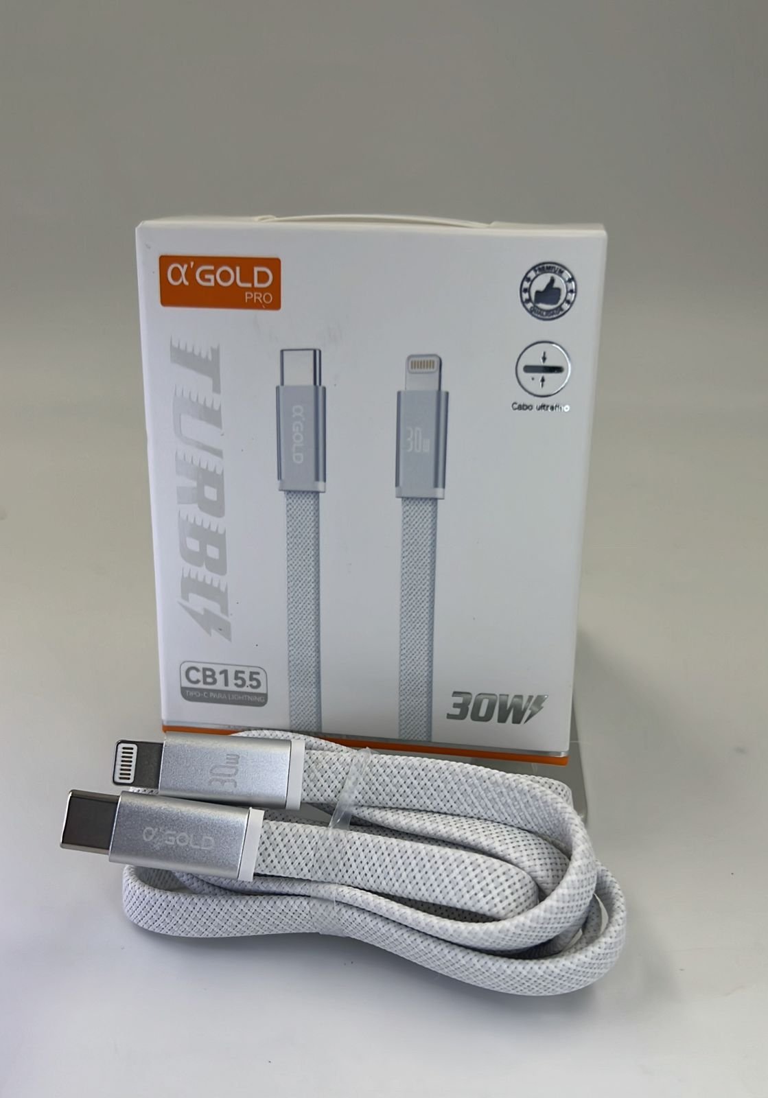 Cabo tipoC para LIGHTINIG 30W CB155