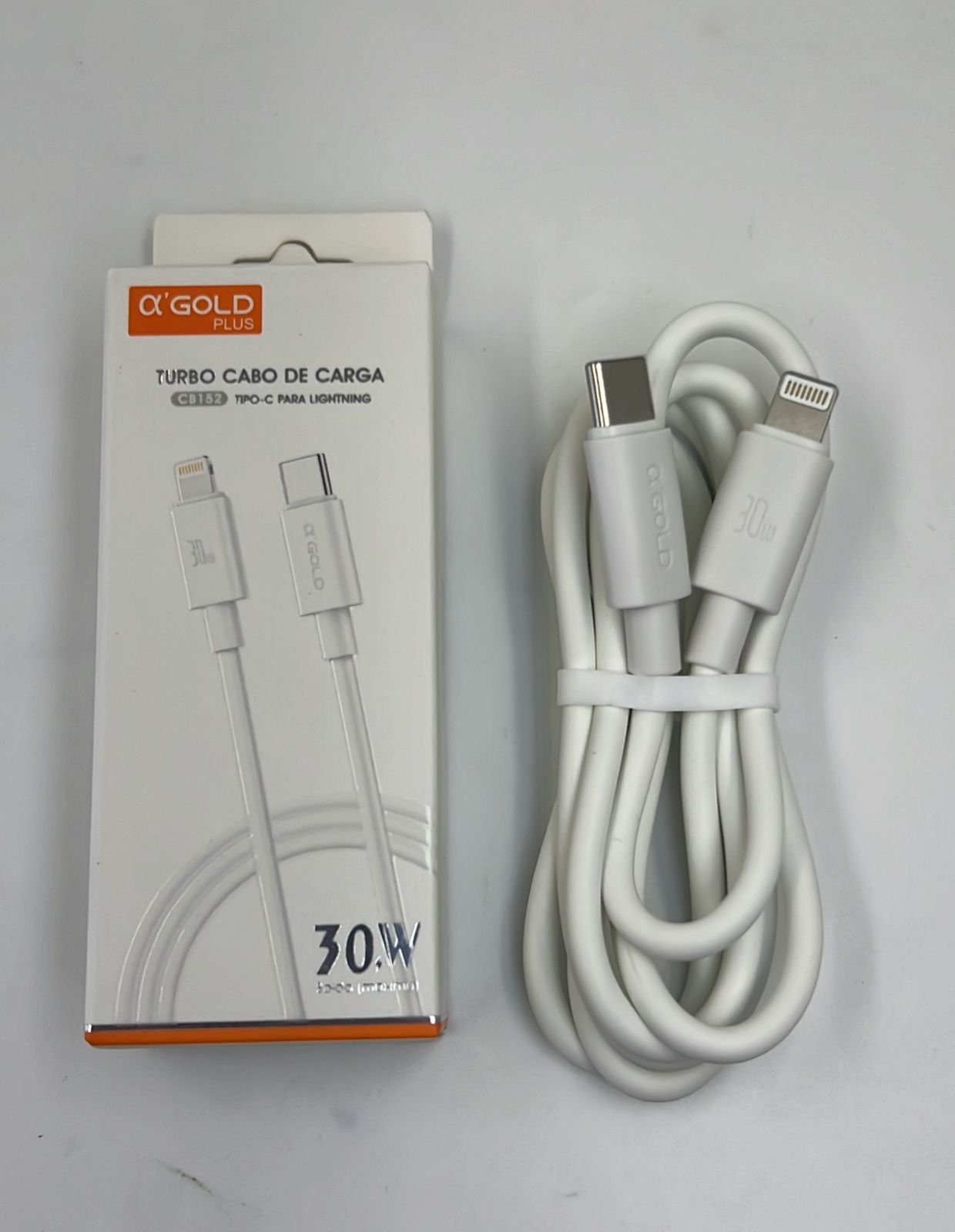 Cabo A'Gold 30W tipoC para LIGHTINIG 
CB152