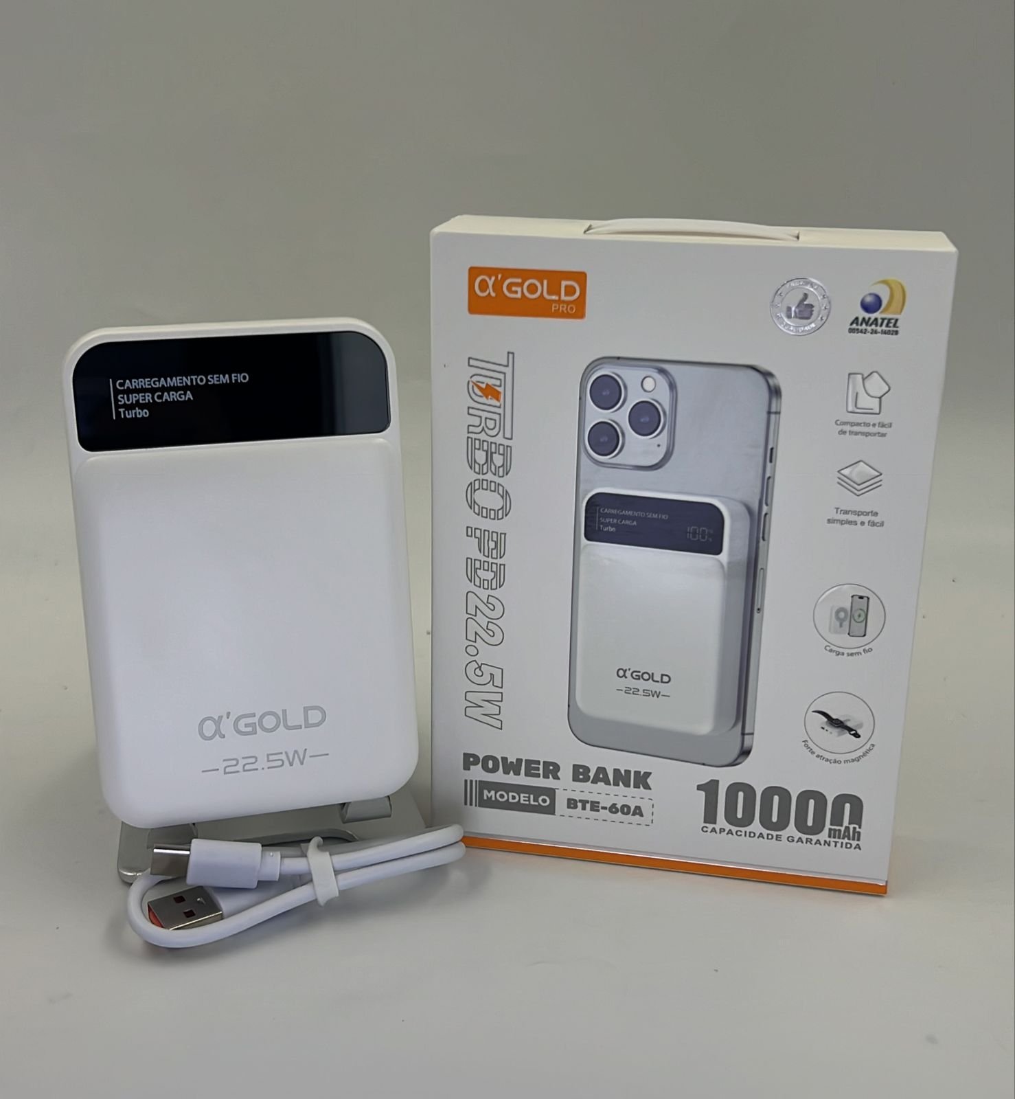 Carregador portátil A'Gold BTE-60A