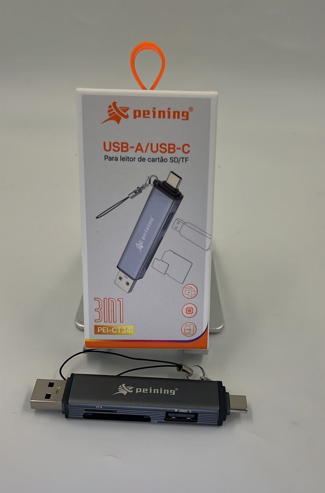 Leitor para cartão e pendrive Peining PEI-CT34