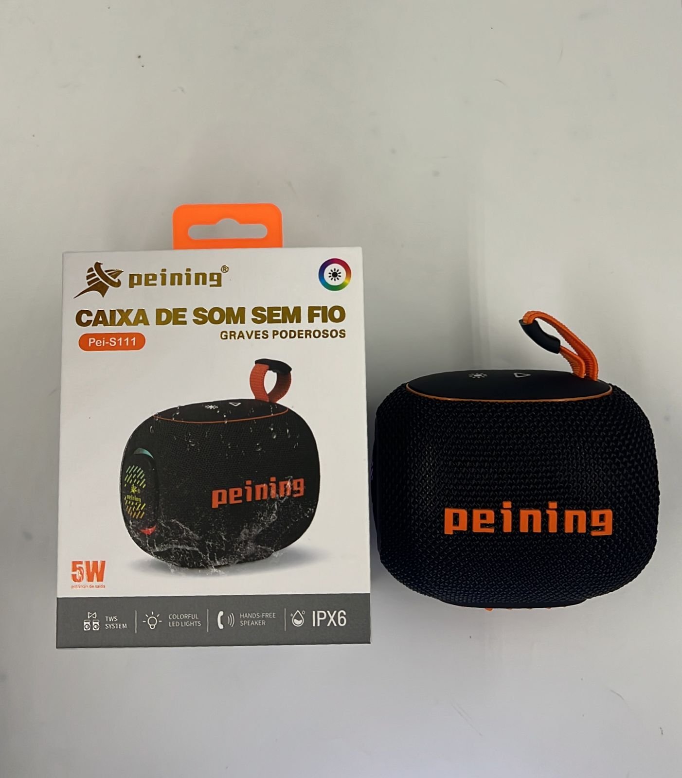 Mini caixa de som Peining 5W PEI-S111