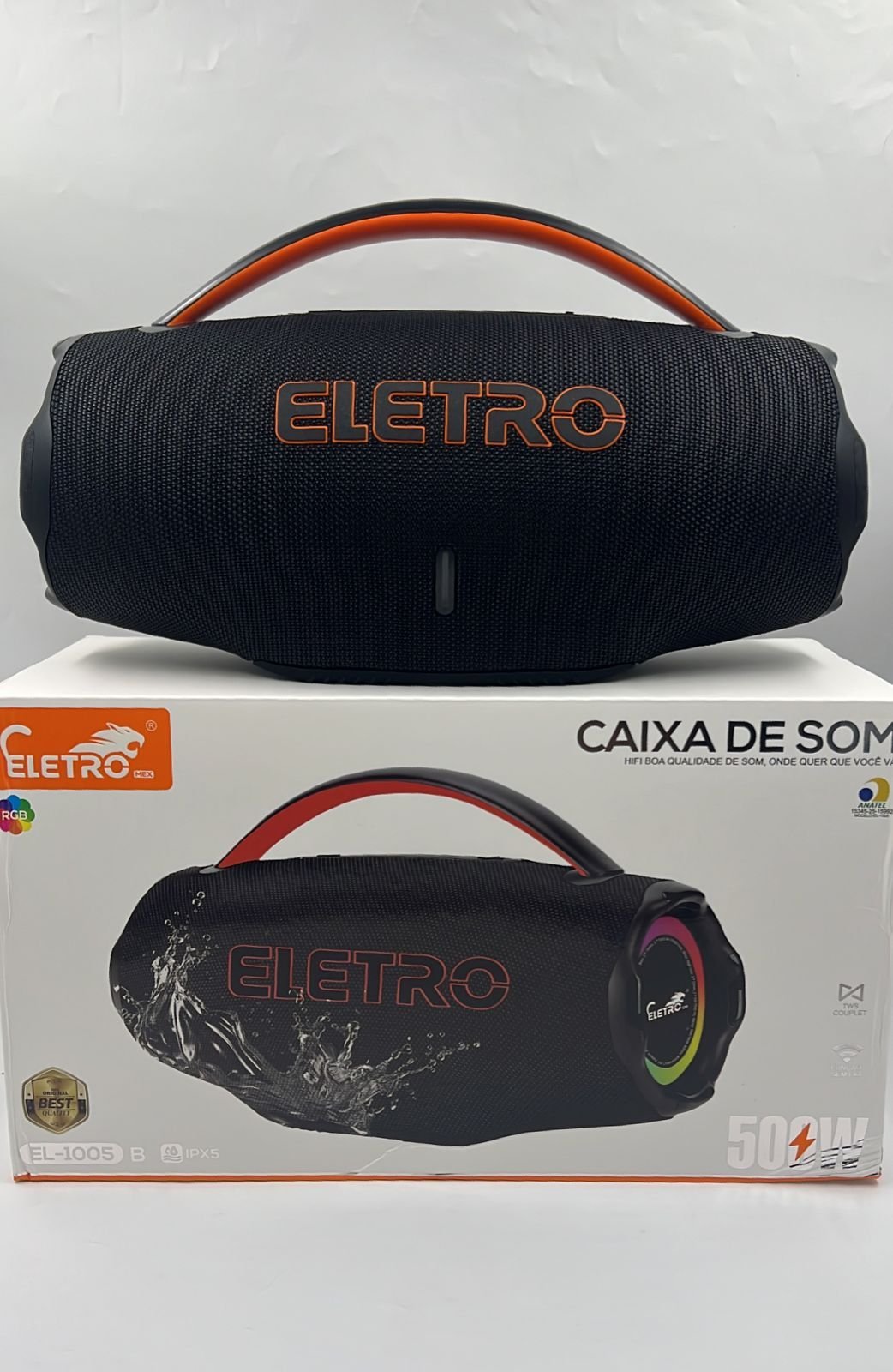 Caixa de som ELETRO EL-1005 500W