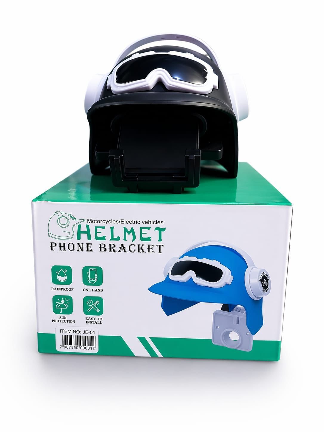 Suporte de capacete para moto JE-01