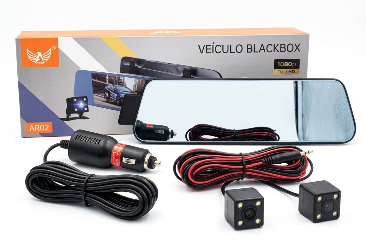 Câmera de retrovisor para carro AR02 - Imagem 2
