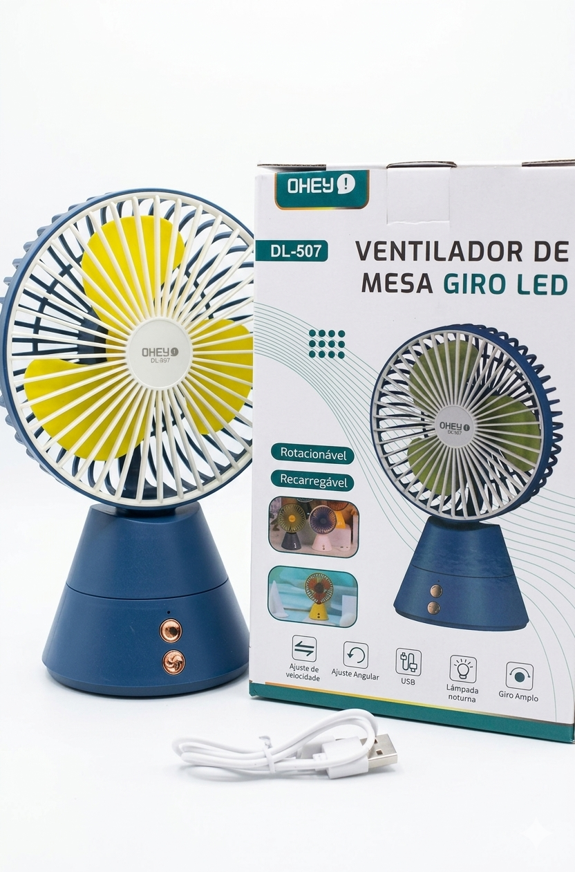 Ventilador recarregável DL-502