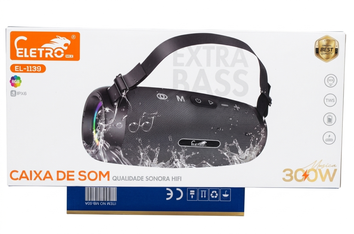 Caixa de som ELETRO EL-1139 300W - Imagem 2