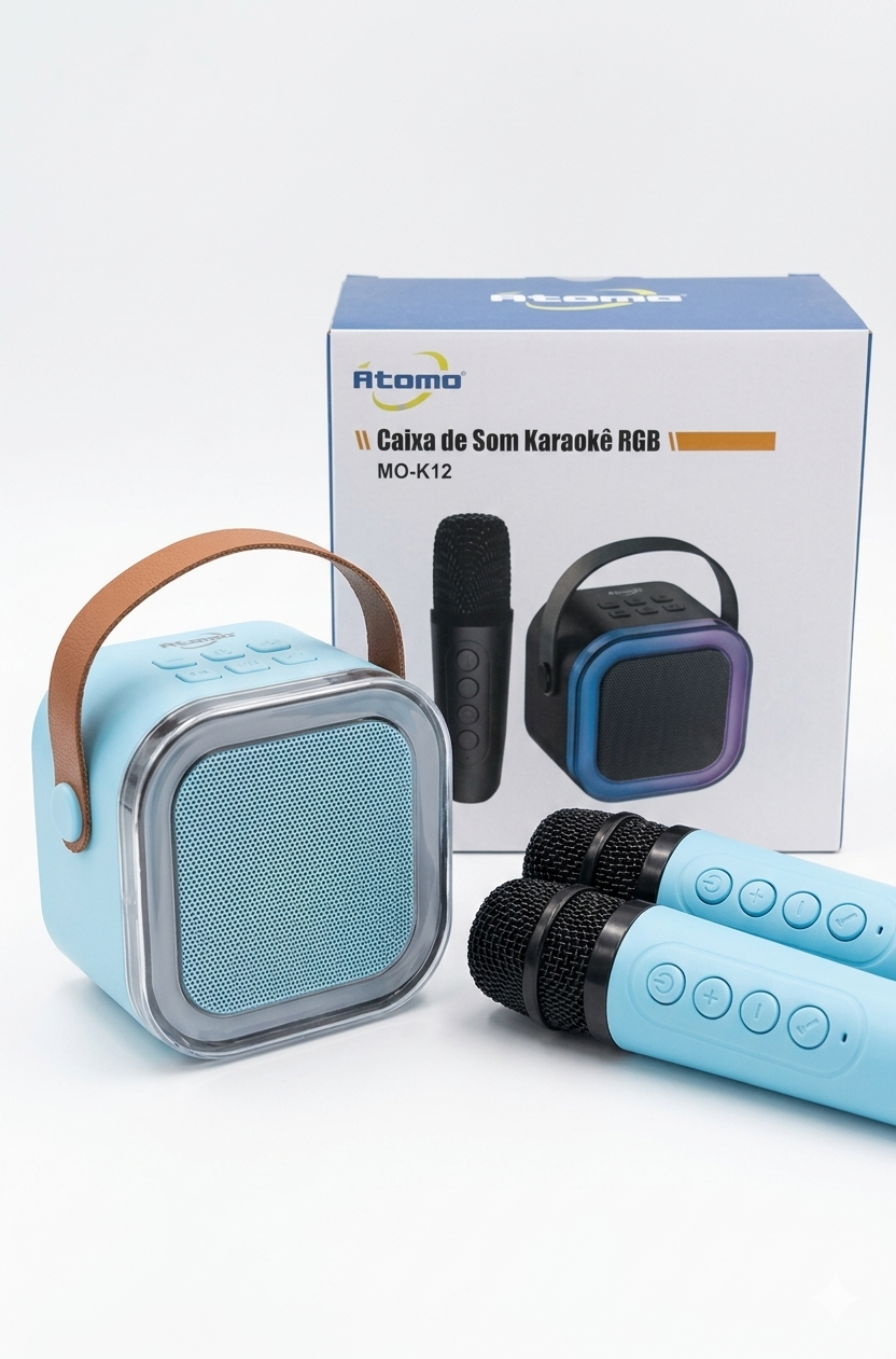 Caixa de som com Karaokê MO-K12