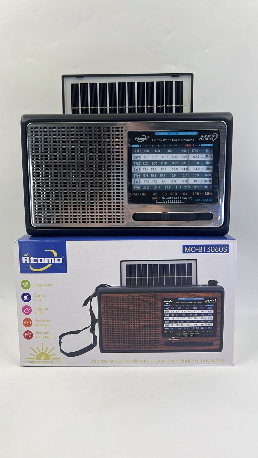 RÁDIO AM/FM MO-BT3060S