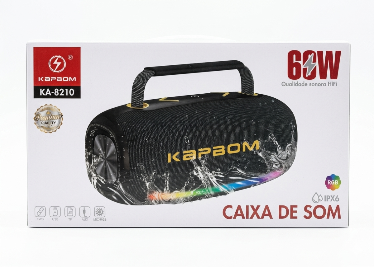 Caixa de som KAPBOM KA-8210 - Imagem 3